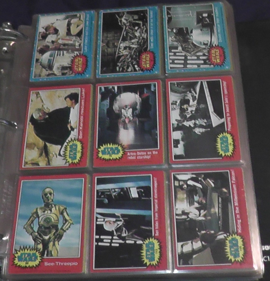 145 star wars cards collection 1977 1980 1983 topps trumps