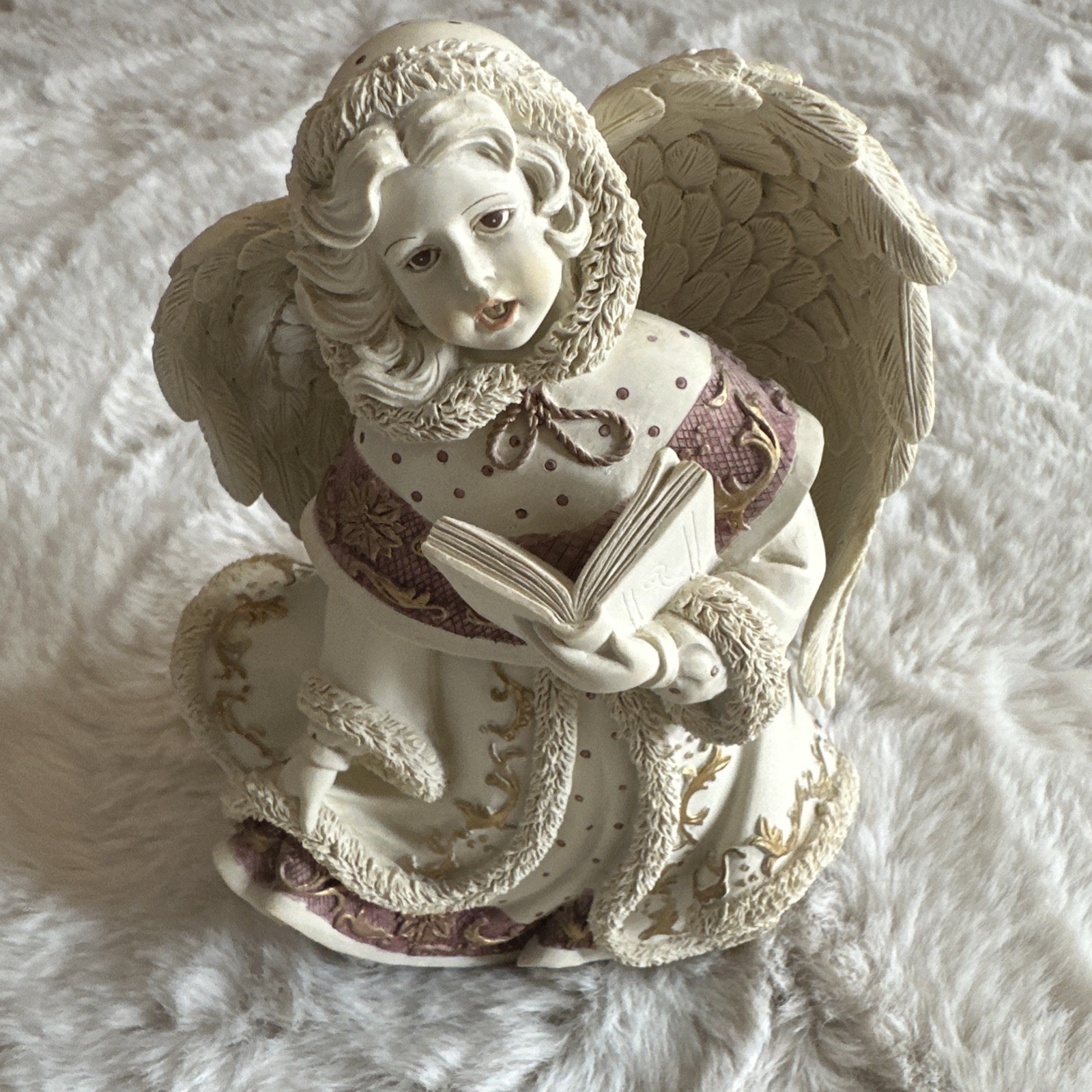 Vintage Sarah’s Angels “Joy” 2001 musical figurine plays Ode to Joy EUC