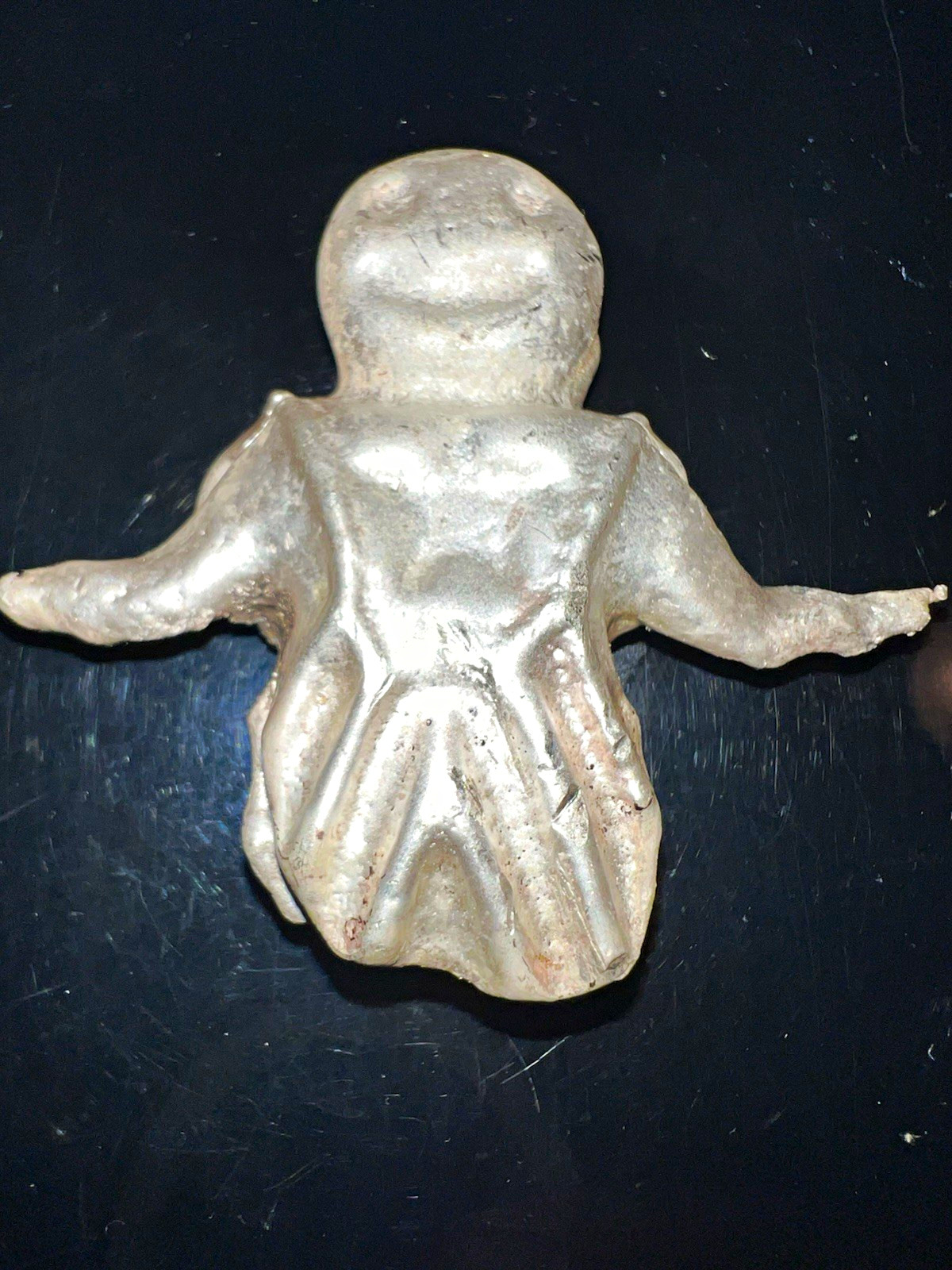 Sterling Silver .924 Home Smelted 100 grams gingerbread ingot