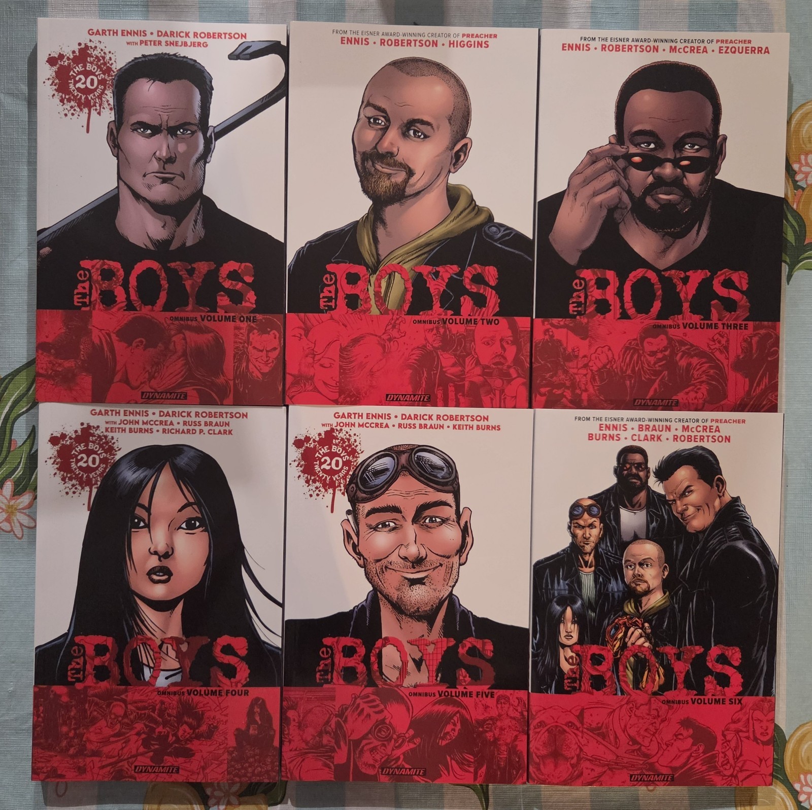 The Boys Omnibus TPB Vol 1-6 Complete 1 2 3 4 5 6 Ennis Robertson ~ NEW - UNREAD