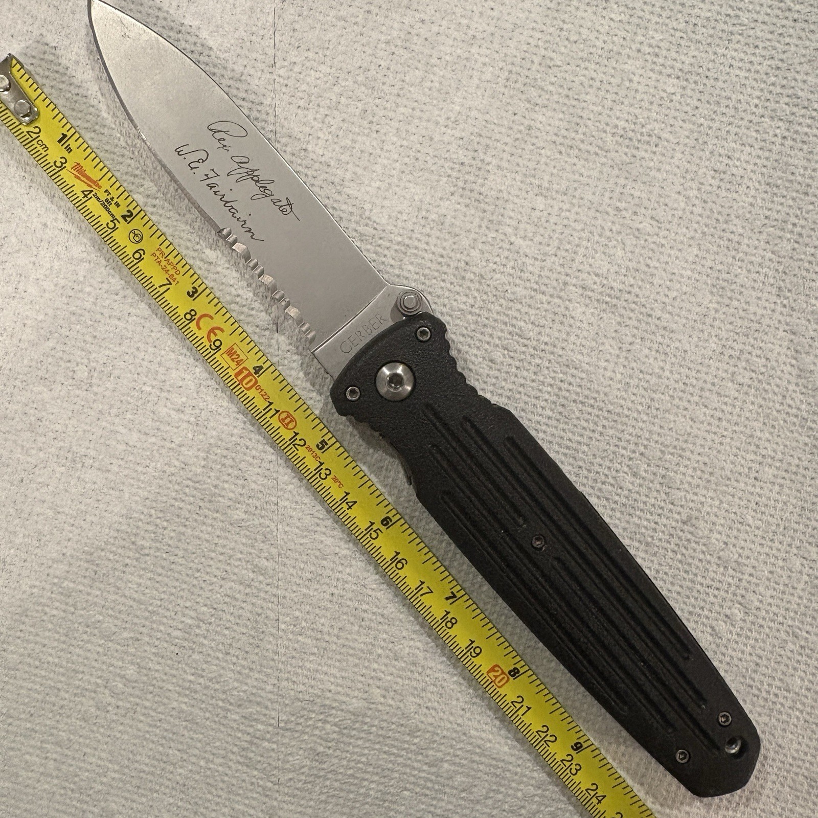 Gerber USa made Rex Applegate And WE Fairbairn Collabb 4.5