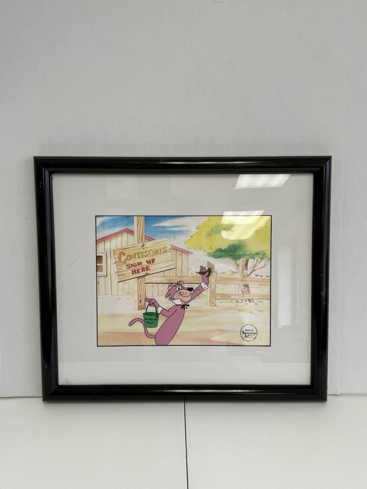 Snagglepuss Animation Cel Authentic Vintage Hanna Barbera Production COA 1970’s Snagglepuss Animation Cel Authentic Vintage Hanna Barbera Production COA 1970’s