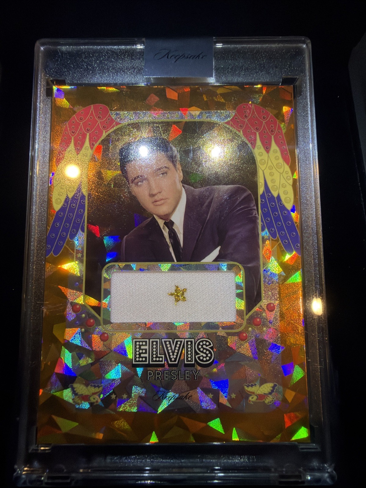 2026 Keepsake Elvis Presley Spotlight Series /50 RELIC RARE multi-case hit 2026 Keepsake Elvis Presley Spotlight Series /50 RELIC RARE multi-case hit