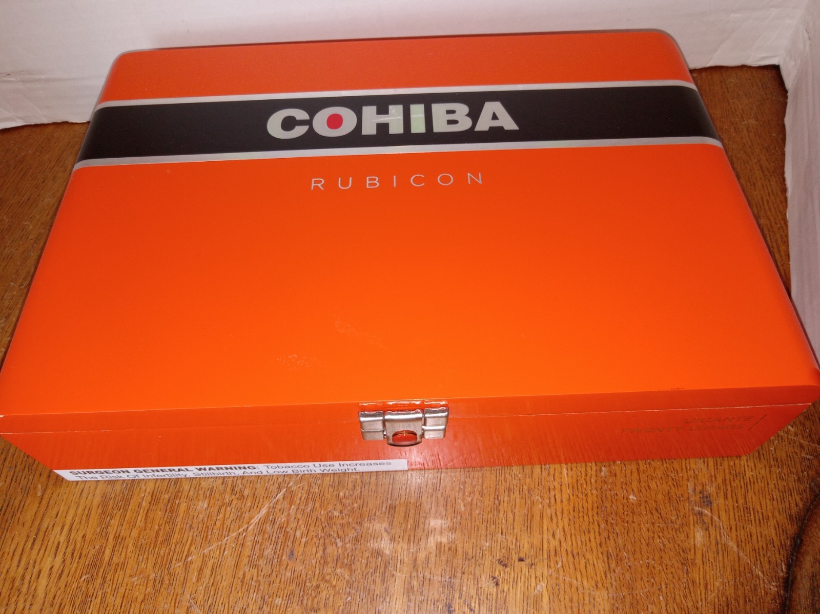 COHIBA NICARAGUA RUBICON Used Empty Cigar Box 3\