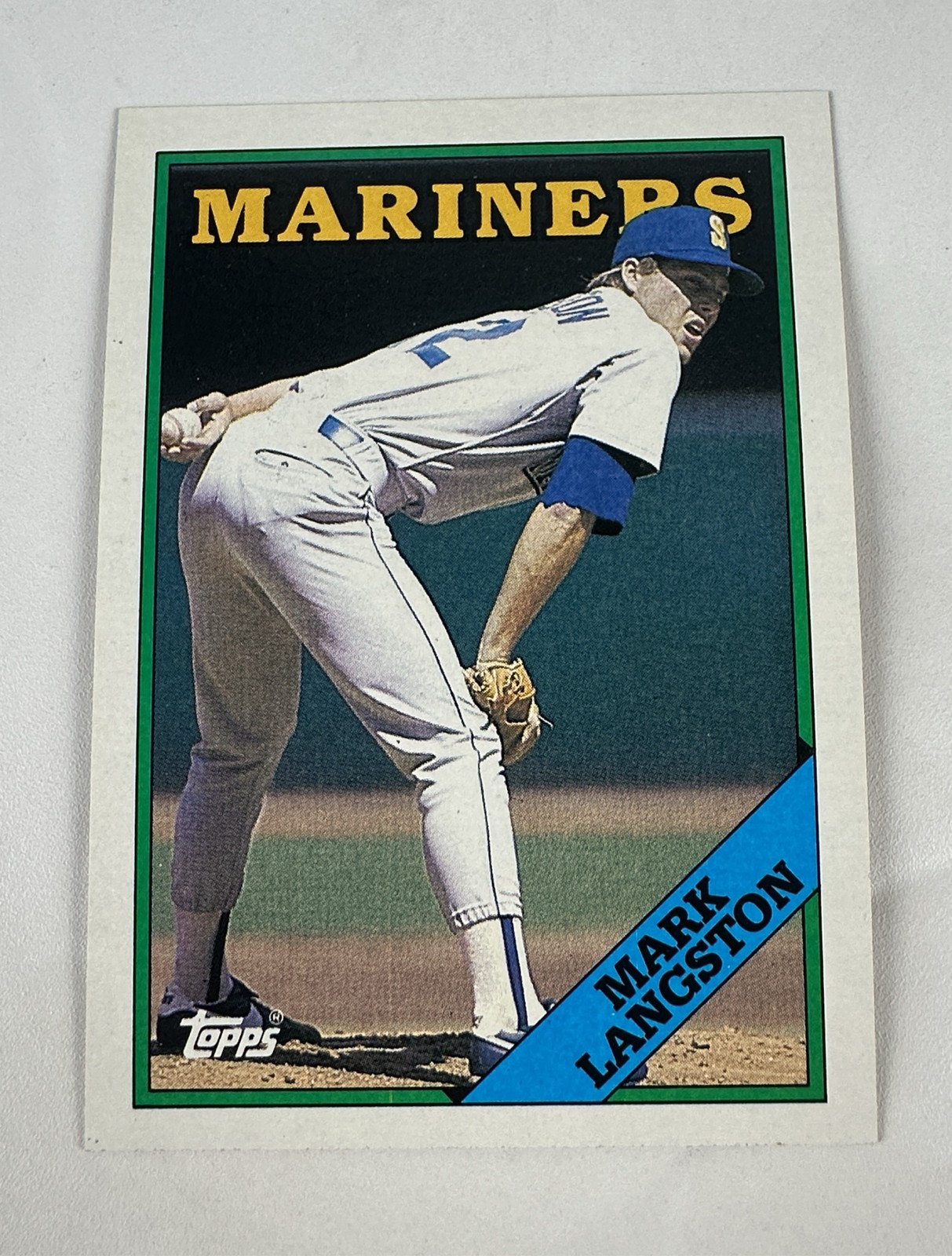 1988 Topps Mark Langston #80 Seattle Mariners Baseball Card