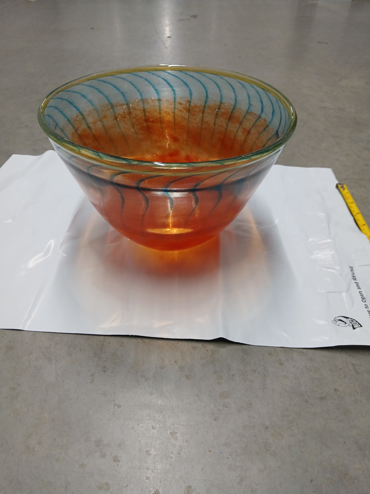 Kosta Boda Bon Bon Series Large Bowl designed by Kjell Engman