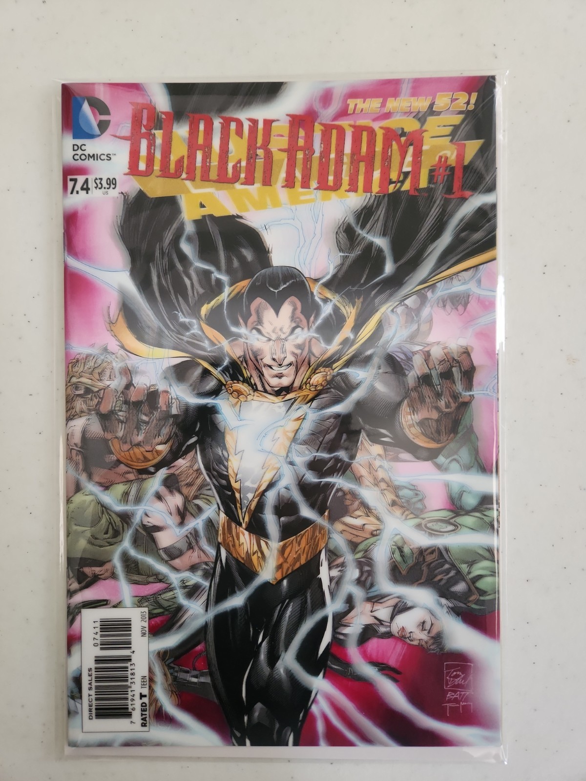 Black Adam #1 (2013) – DC Villains Month 3D Lenticular Cover Justice League NM