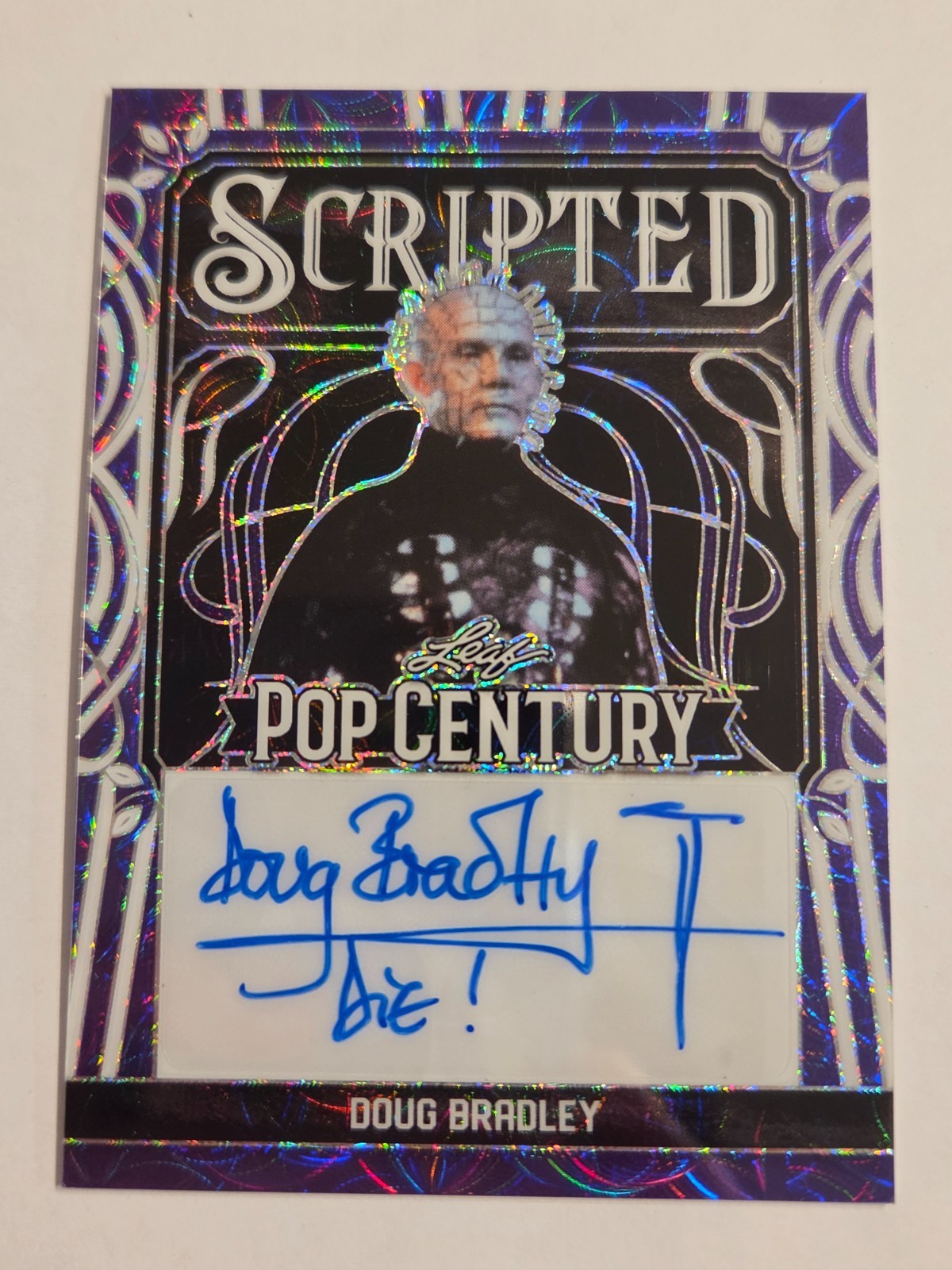 Doug Bradley 2024 Pop Century Autographed Purple Pinhead from Hellraiser #2/5 NM