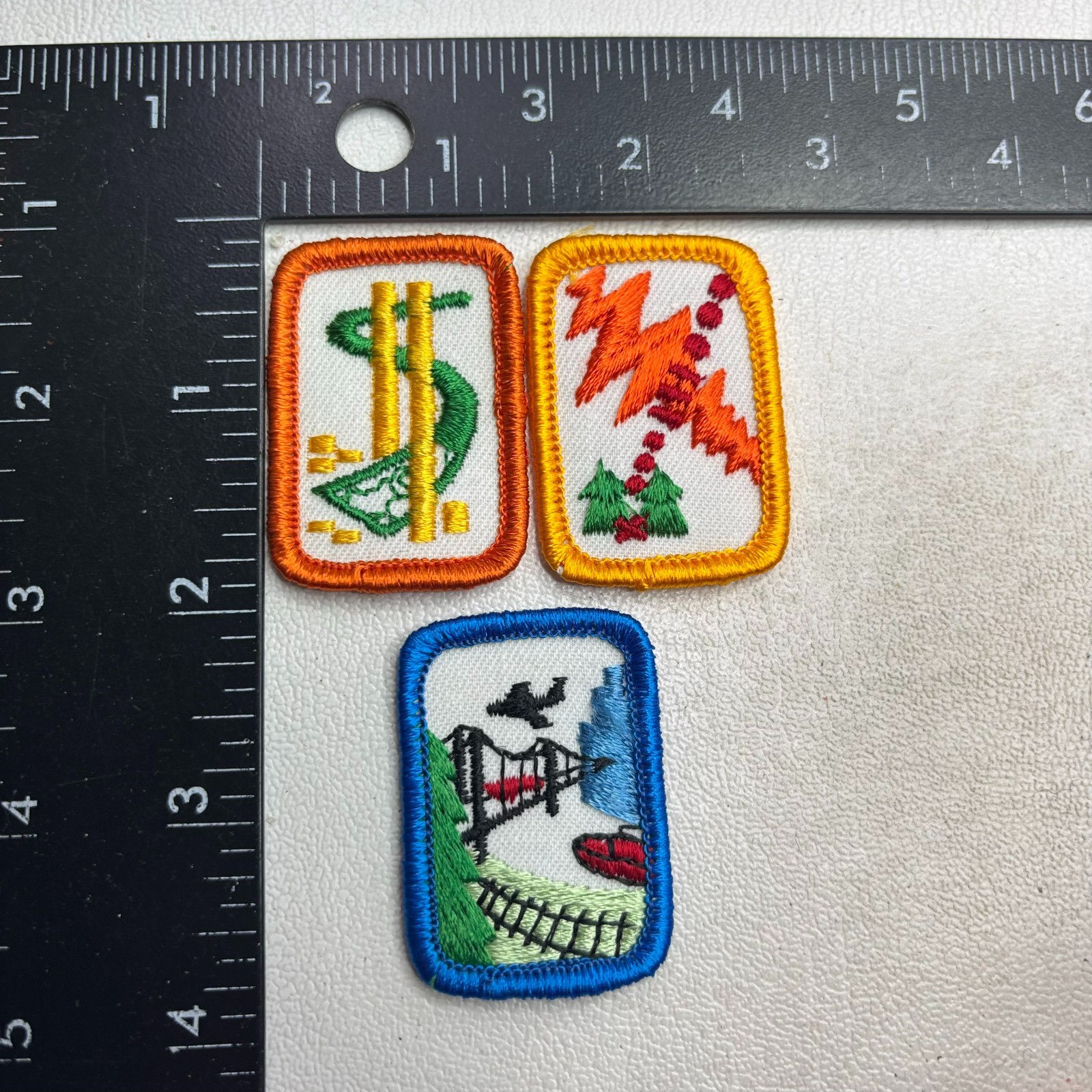 Vtg Mixed Lot Of 3 Girl Scouts INTEREST PROJECT Patches Lot 65SQ