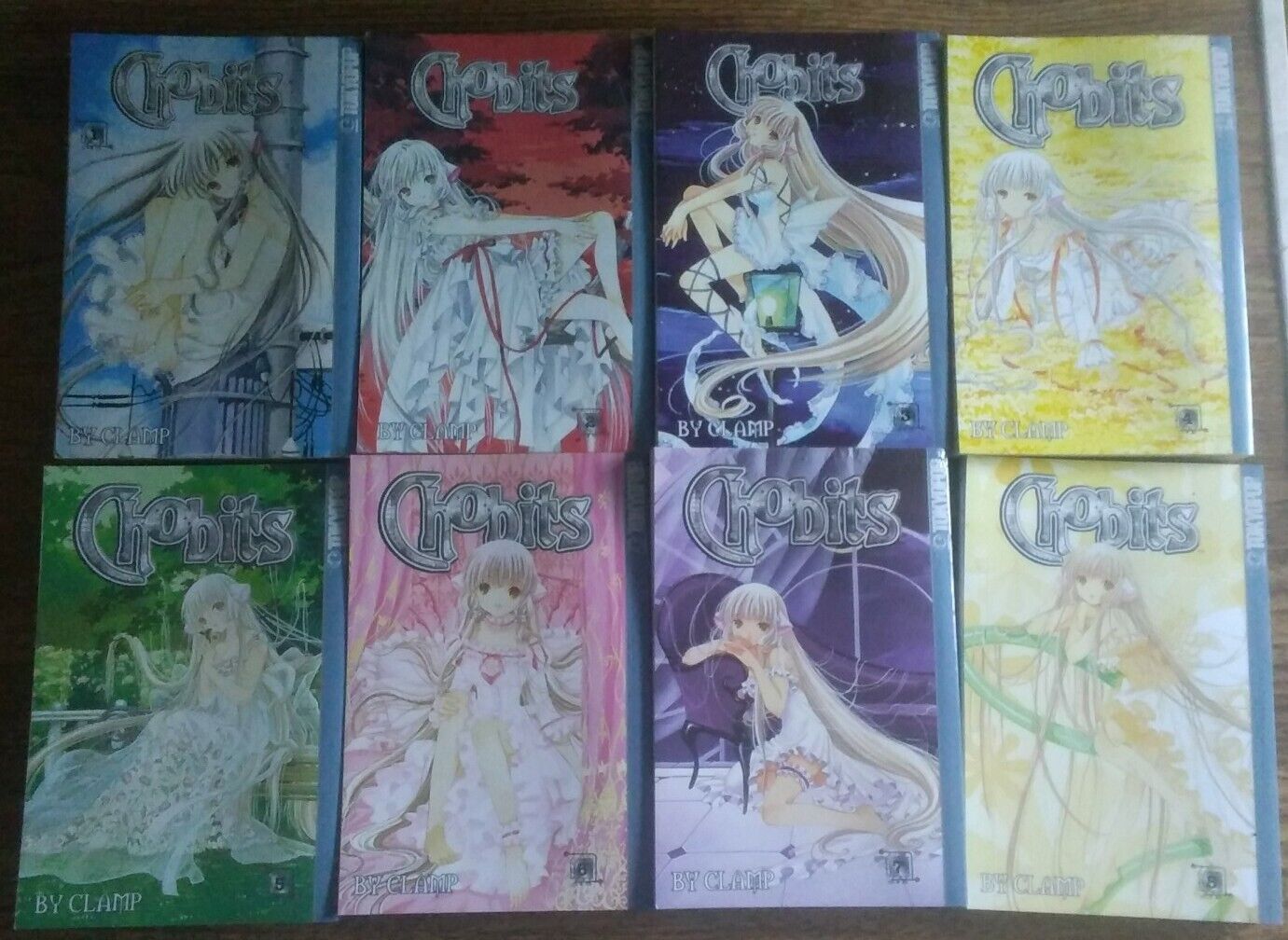 CHOBITS By Clamp TOKYOPOP MANGA Complete Series 1-8 PB English *READ DESCRIPTION
