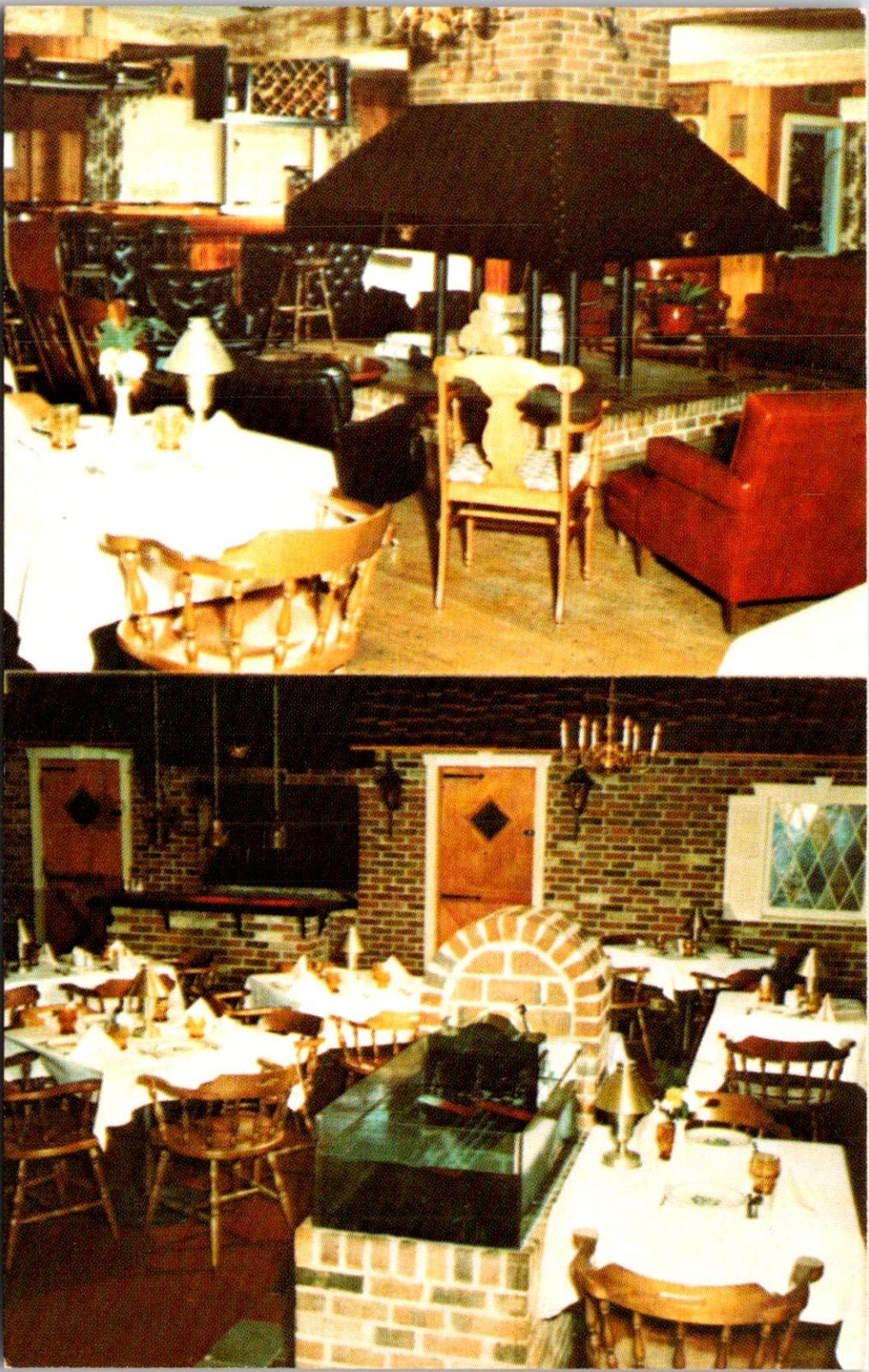 Le Fevres Open Hearth White Sparrow Inn Vineland New Jersey Postcard B34