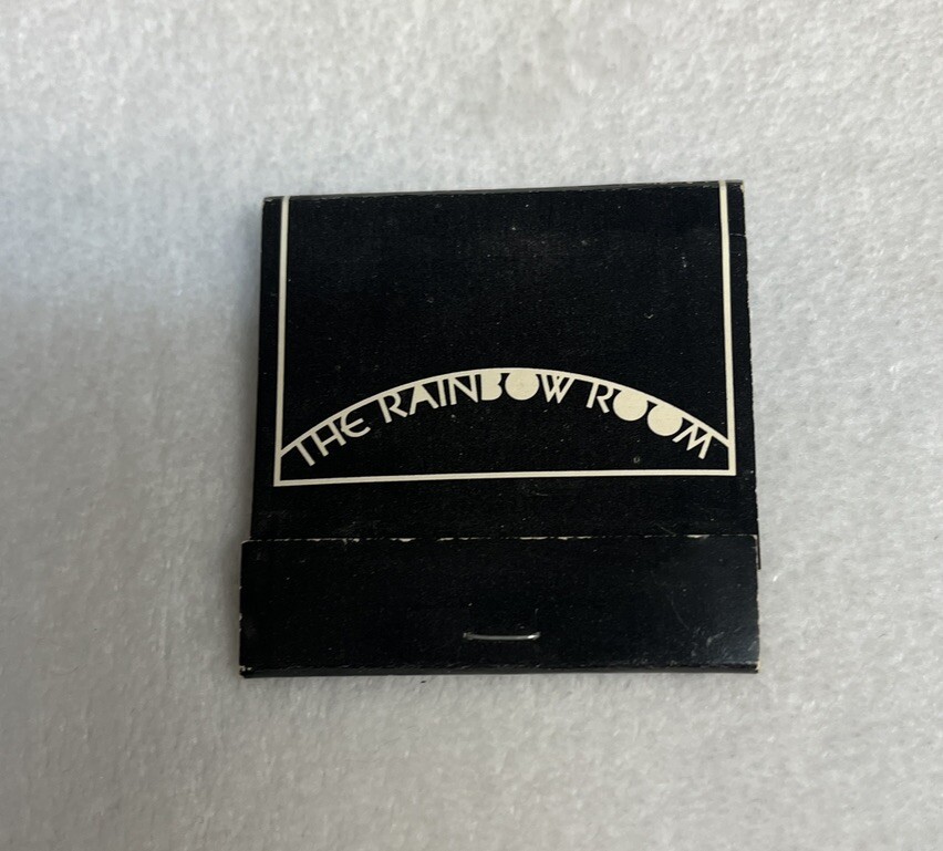 Vintage 1960s The Rainbow Room Matchbook, New York City Rockefeller Center NY