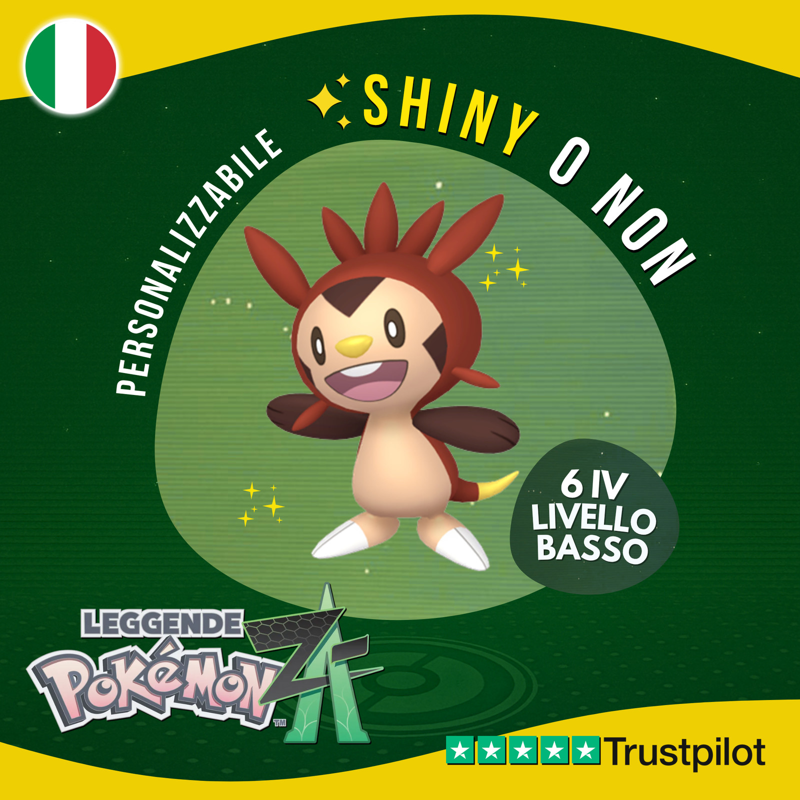 Chespin Shiny or Not ✨ 6 IV Legends Pokemon Z-A Competitive Custom ZA Z A Chespin Shiny or Not ✨ 6 IV Legends Pokemon Z-A Competitive Custom ZA Z A