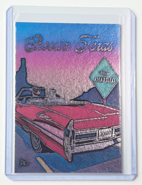 Ella Langley Platinum Edition Artist Signed “Choosin Texas” Trading Card 1/1