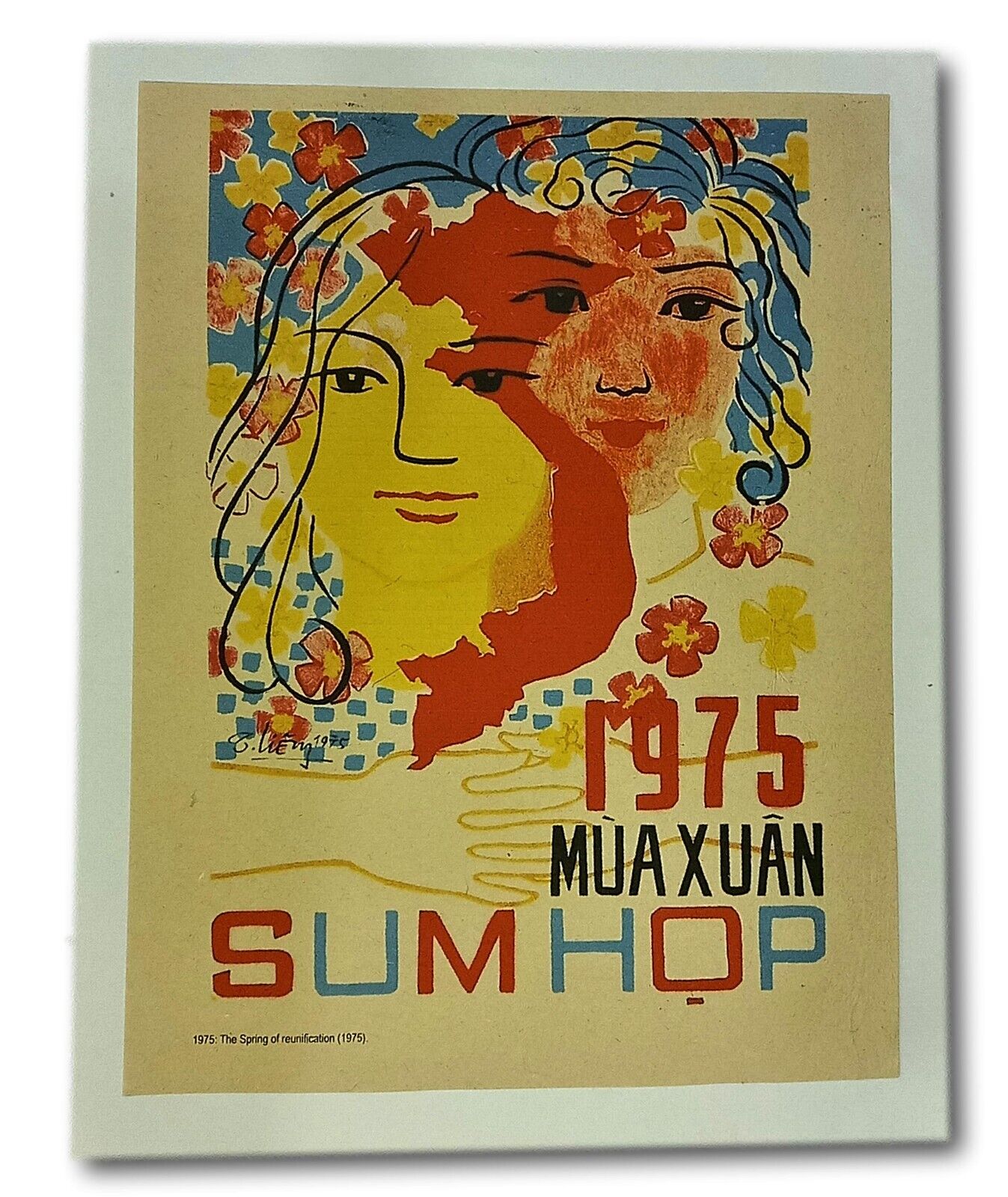 Vietnam Poster Propaganda The First Spring Of Reunification After the War 1975
