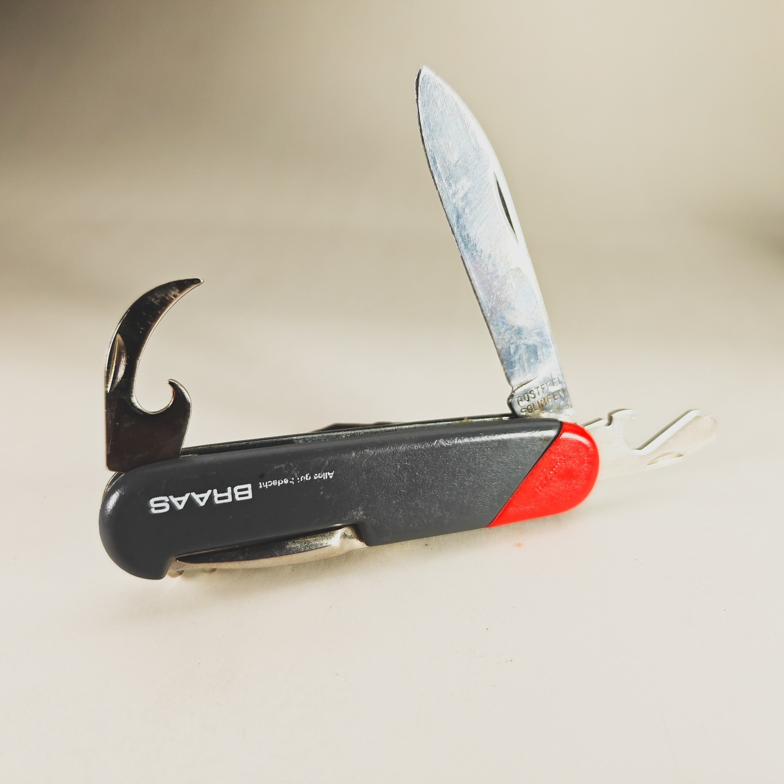 Solingen Germany Swiss Army Style Pocket Knife Alles Ausgedacht BRAAS