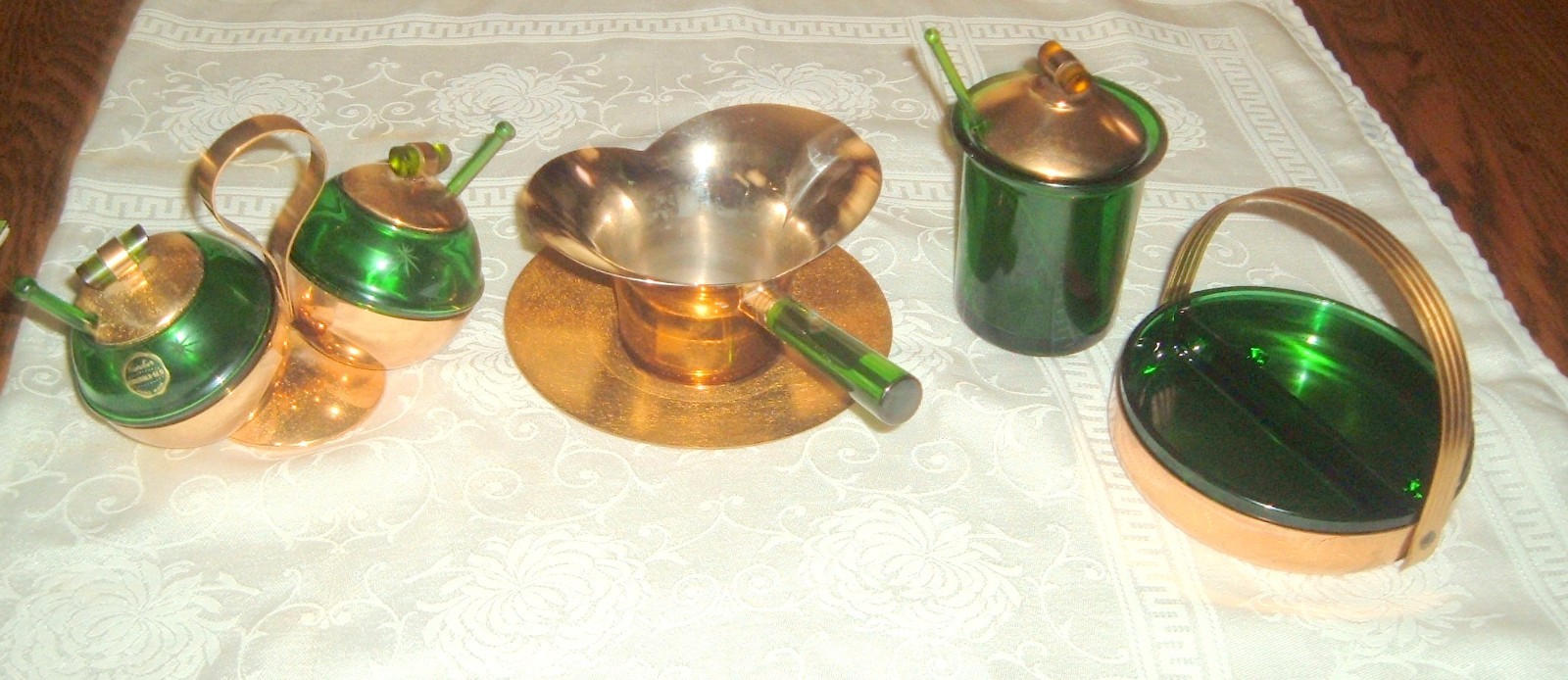 Paden City Emerald Glo Estate Lot Cavalier Star Burst Items