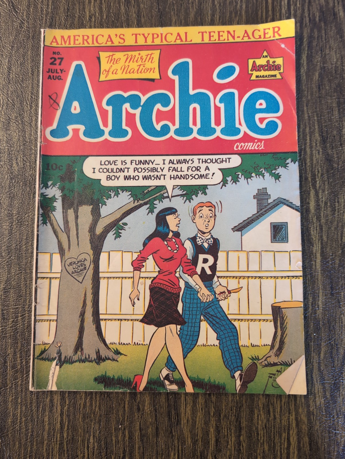Archie Comics #27 (July/Aug 1947) Golden Age Classic Al Fagaly 10c Original