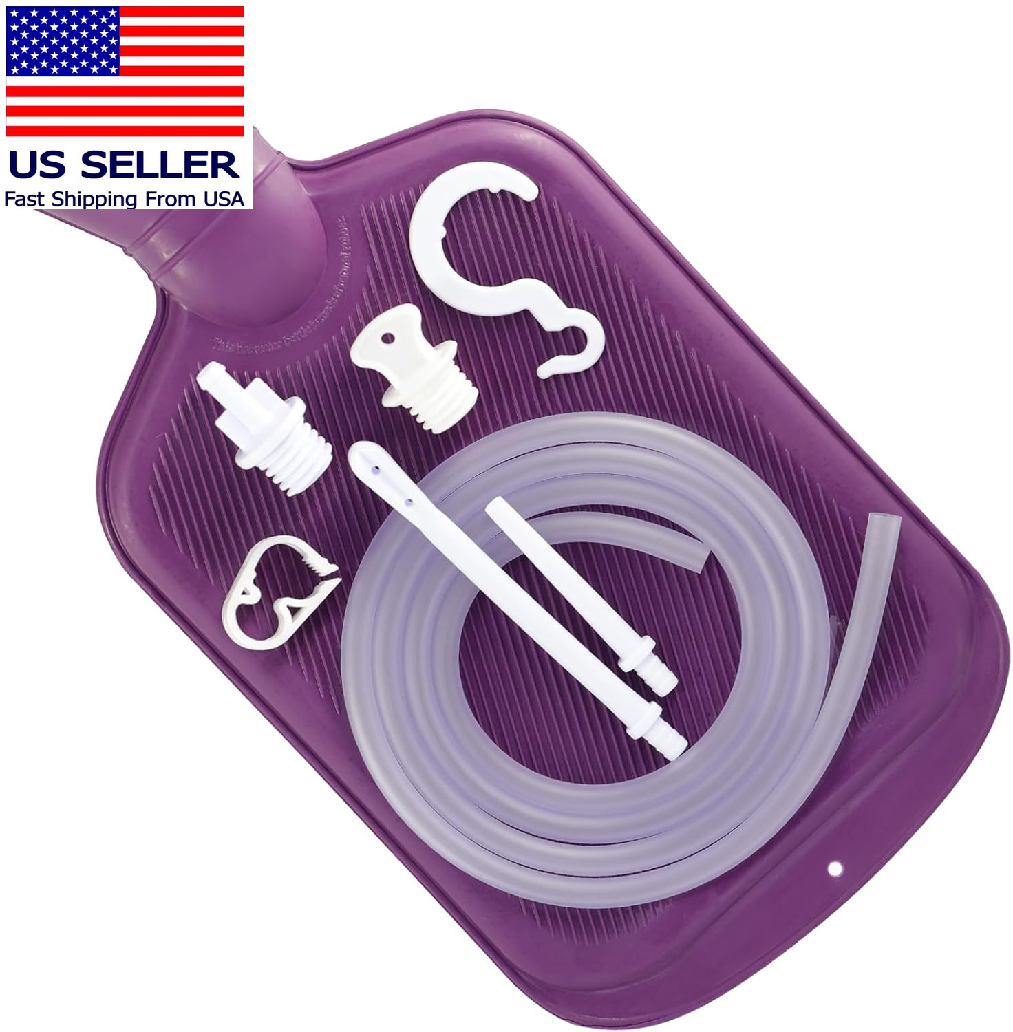 Enema Bag Kit with 5Ft Hose Coffee Enemas at Home Water Shower Douche Colon Deto Enema Bag Kit with 5Ft Hose Coffee Enemas at Home Water Shower Douche Colon Deto