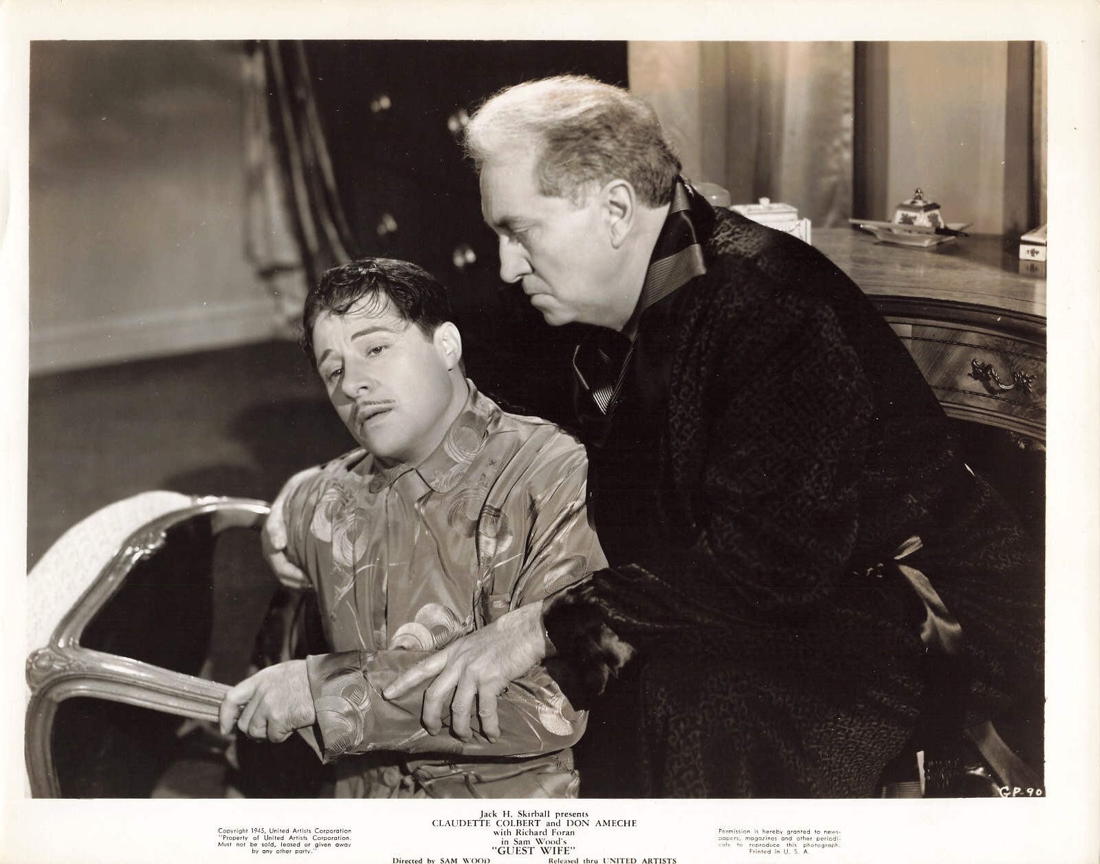 Guest Wife 1945 Movie Photo Don Ameche Charles Dingle 8x10   *P133a