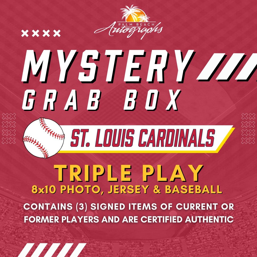 Mystery Grab Box - St. Louis Cardinals MLB Baseball Triple Play Box