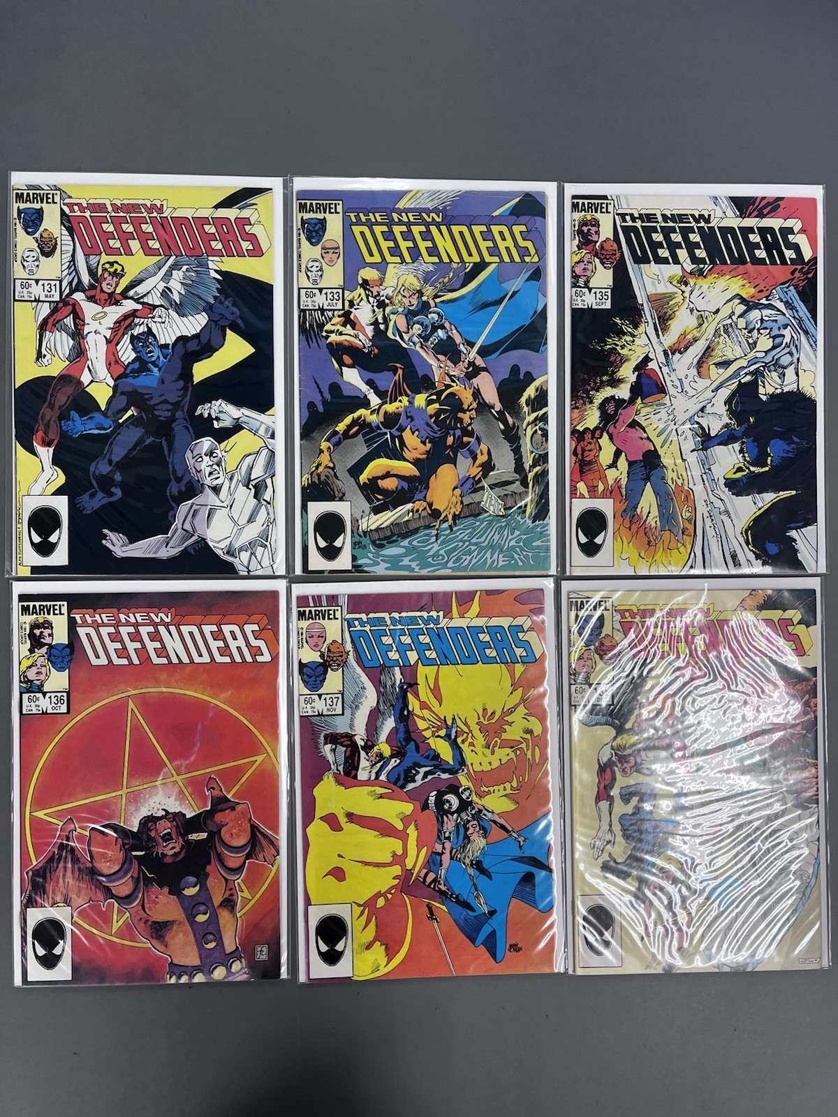 The New Defenders Marvel Comics #125-131,133,135-141,144-150 VF/VF+ Lot Of 22