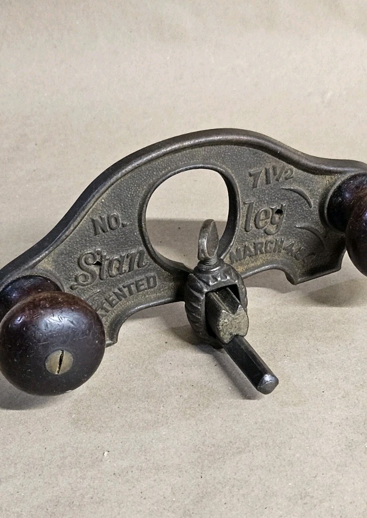 Vintage Stanley 71-1/2 Router Plane 1/4 Cutter 1884