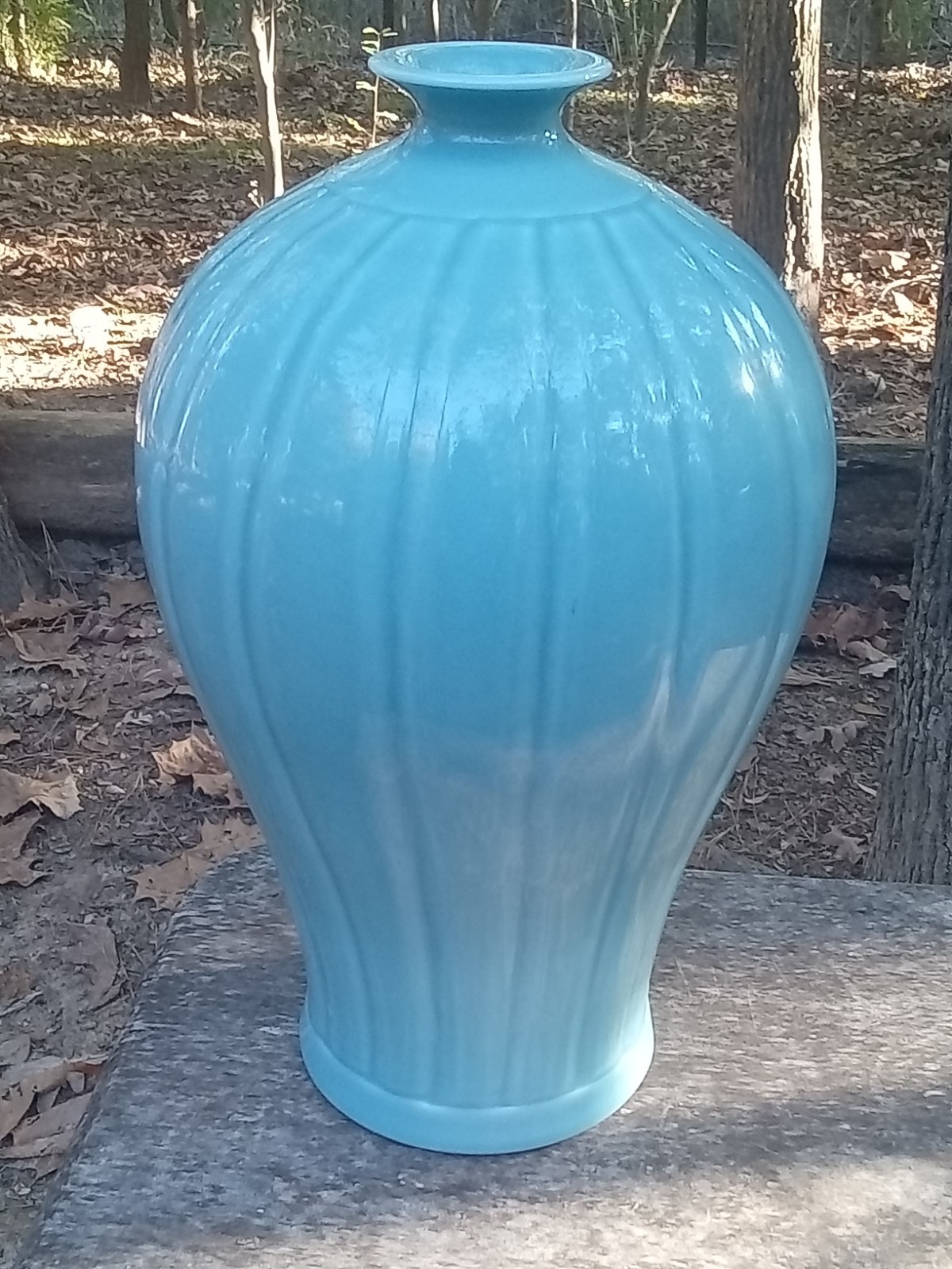 Gorgeous Vintage Chinese Claire De Lune Meiping Vase