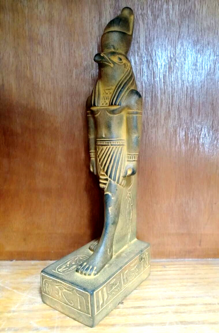 Rare Ancient Egyptian Antiquities Statue of Goddess Horus Falcon Bird Egypt BC