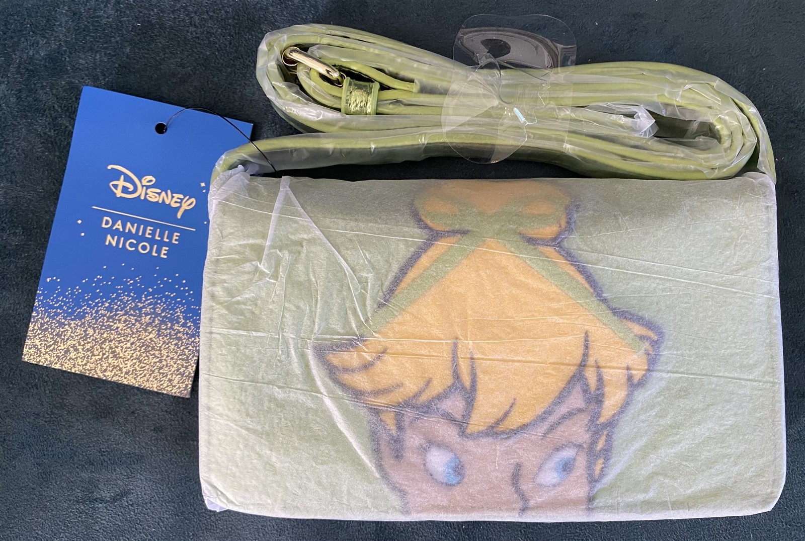 Disney Danielle Nicole TINKER BELL Crossbody Phone Wallet MWT