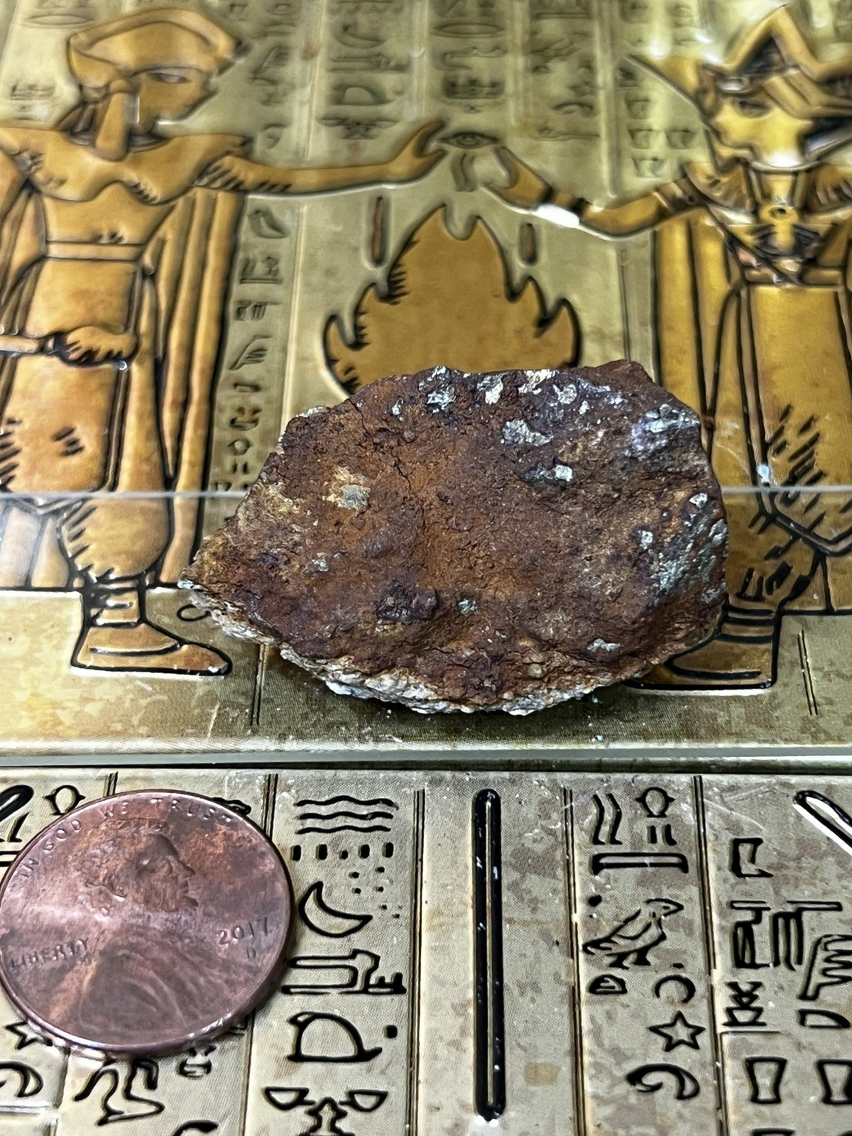 15g Antique Nevada Gold Mine Ore - Raw Sparkling Pyrite & Rusty Iron Matrix