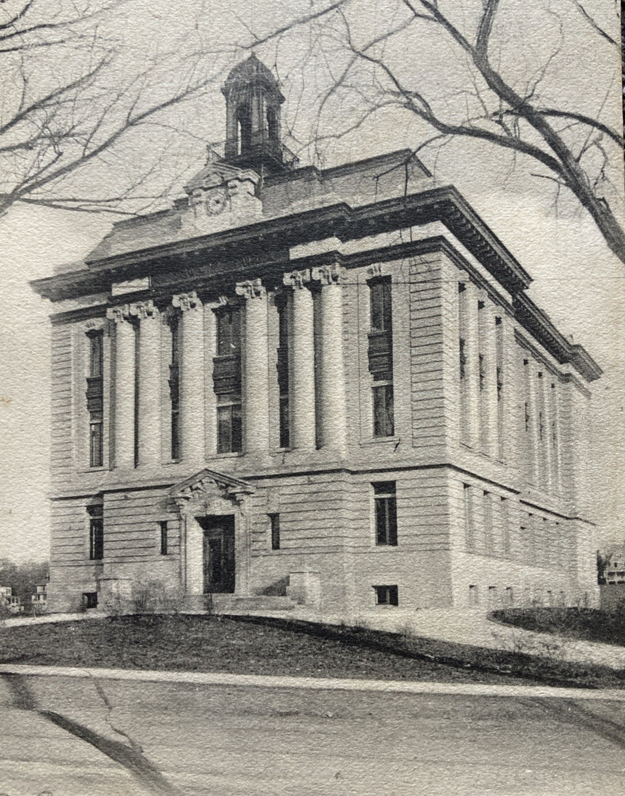 1906 Greenwich Connecticut Town Hall Postcard Greenwich Avenue