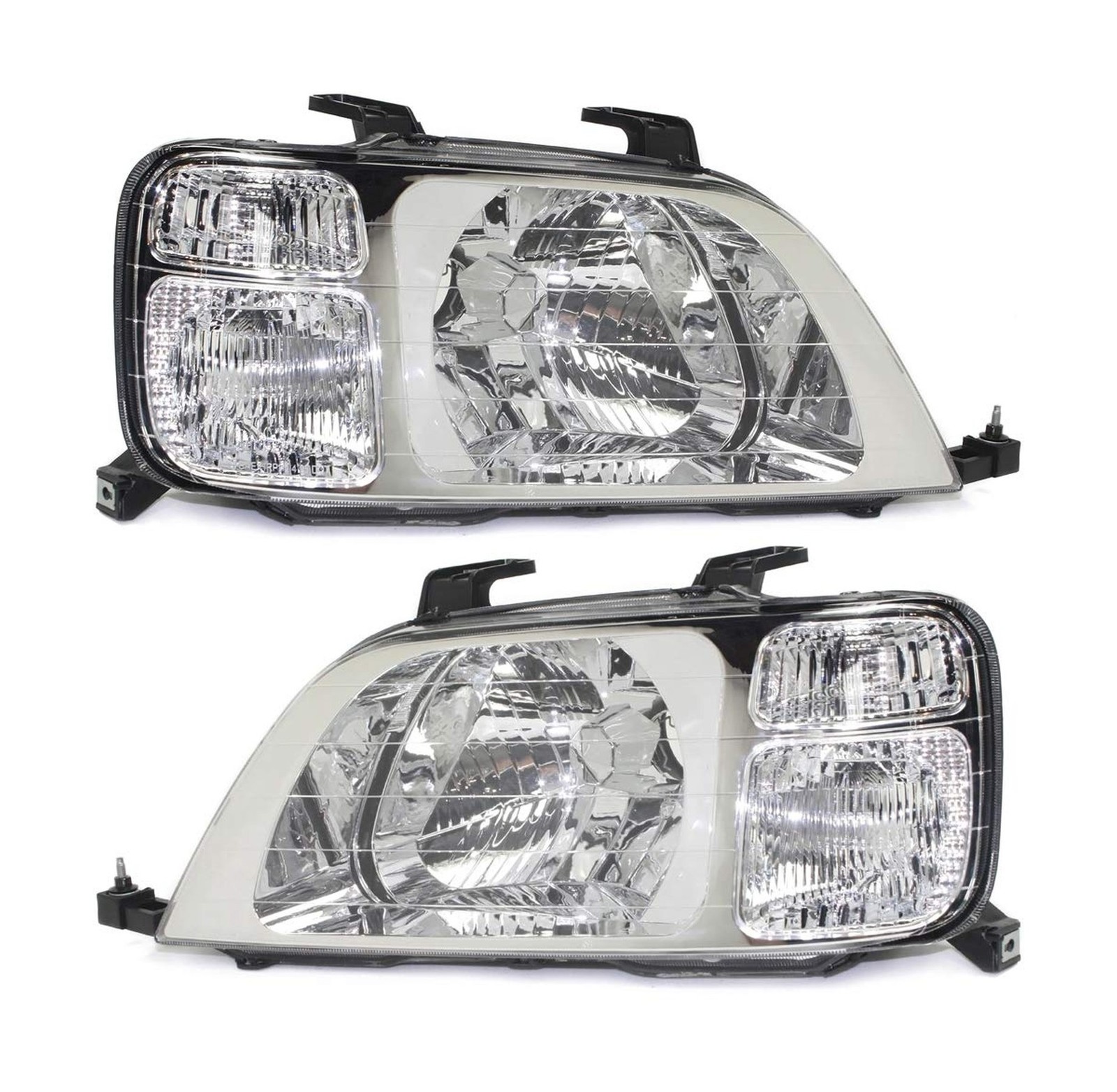 Garage-Pro Headlights Assembly For Honda CR-V 1997-2001 Driver & Passenger Si...