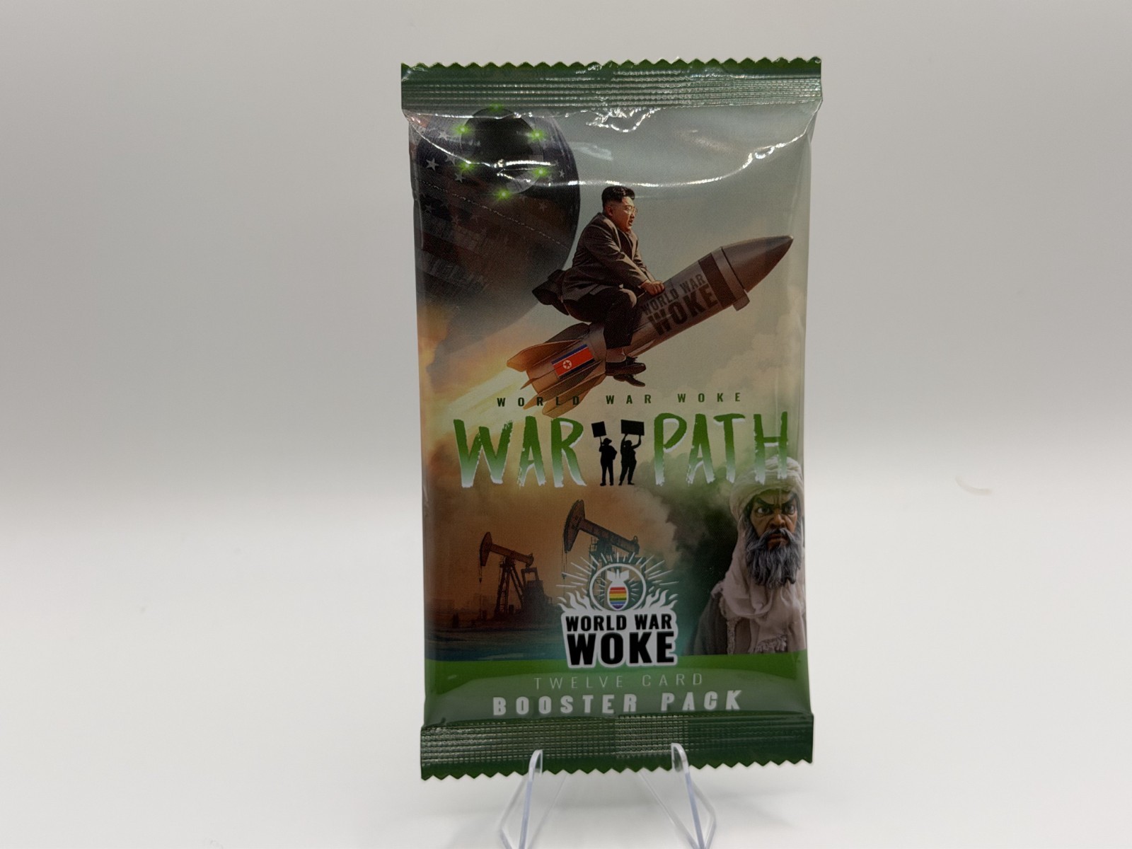 World War Woke War Path Booster Pack 12 Cards 1st Edition Sealed Parody TCG