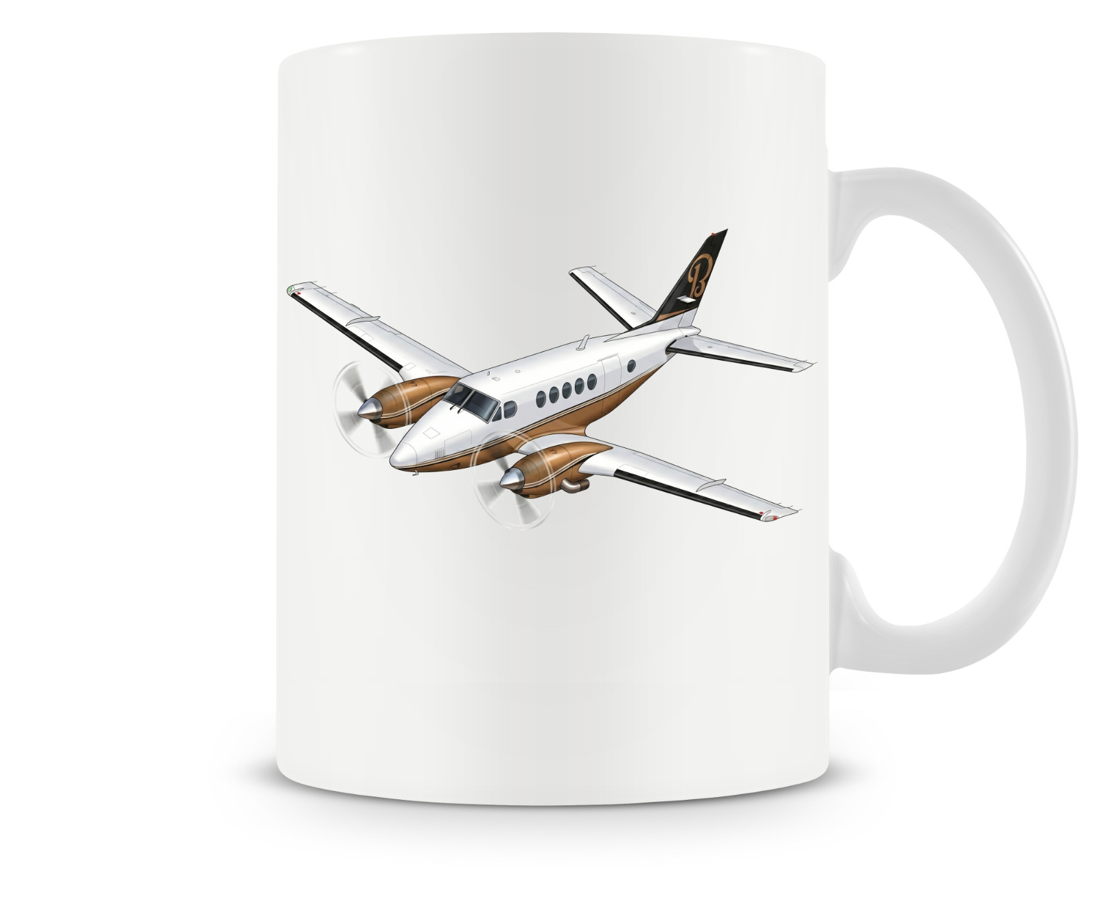 Beechcraft King Air B100 Ceramic Coffee Mug - 15oz.