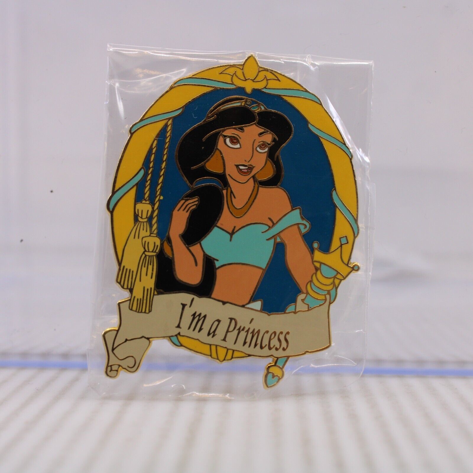 A5 Disney Auctions Pin LE 100 Aladdin Jasmine Im A Princess