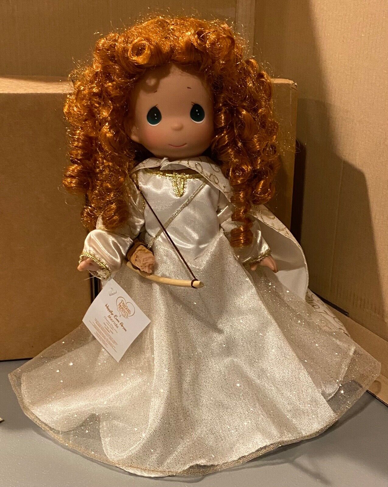 SIGNED & INSCRIBED DISNEY D23 2015 PRECIOUS MOMENTS MERIDA LIMITED EDITION DOLL