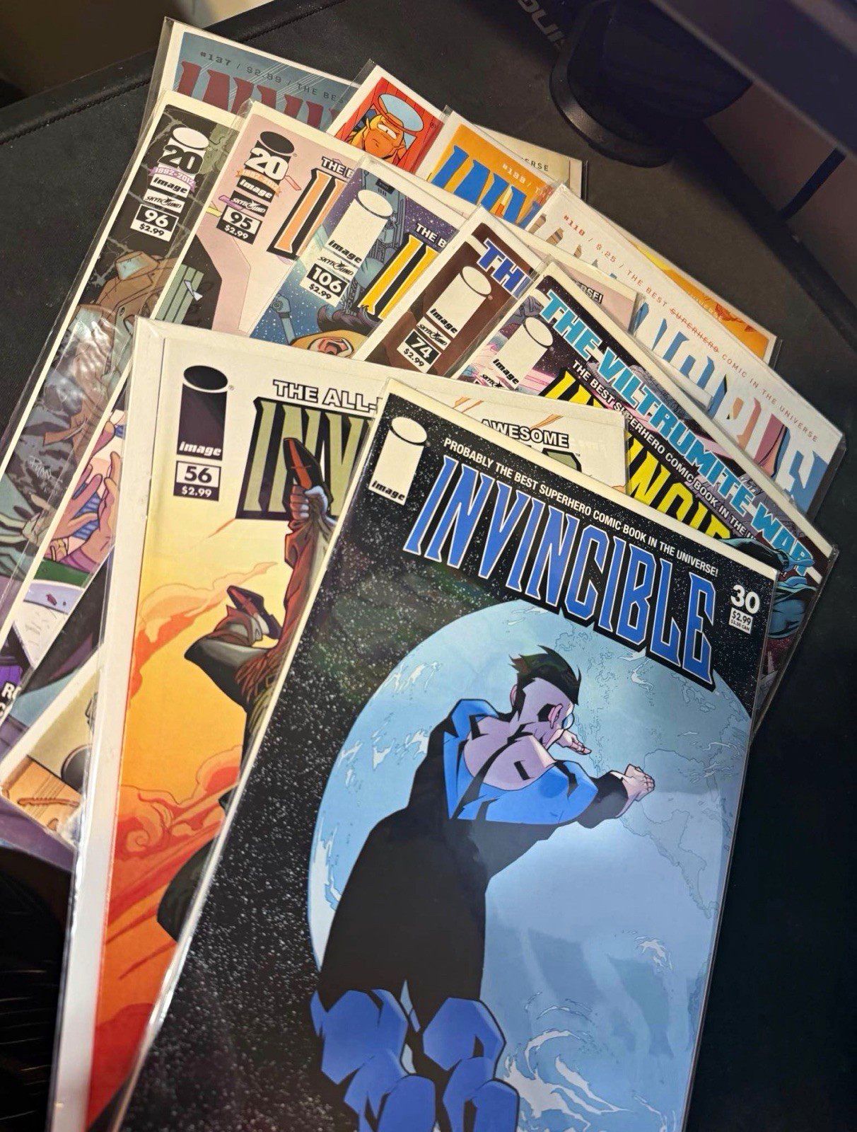 Image Comics Invincible Comic Book Lot - Kirkman, Ottley, Rathburn, Boarded