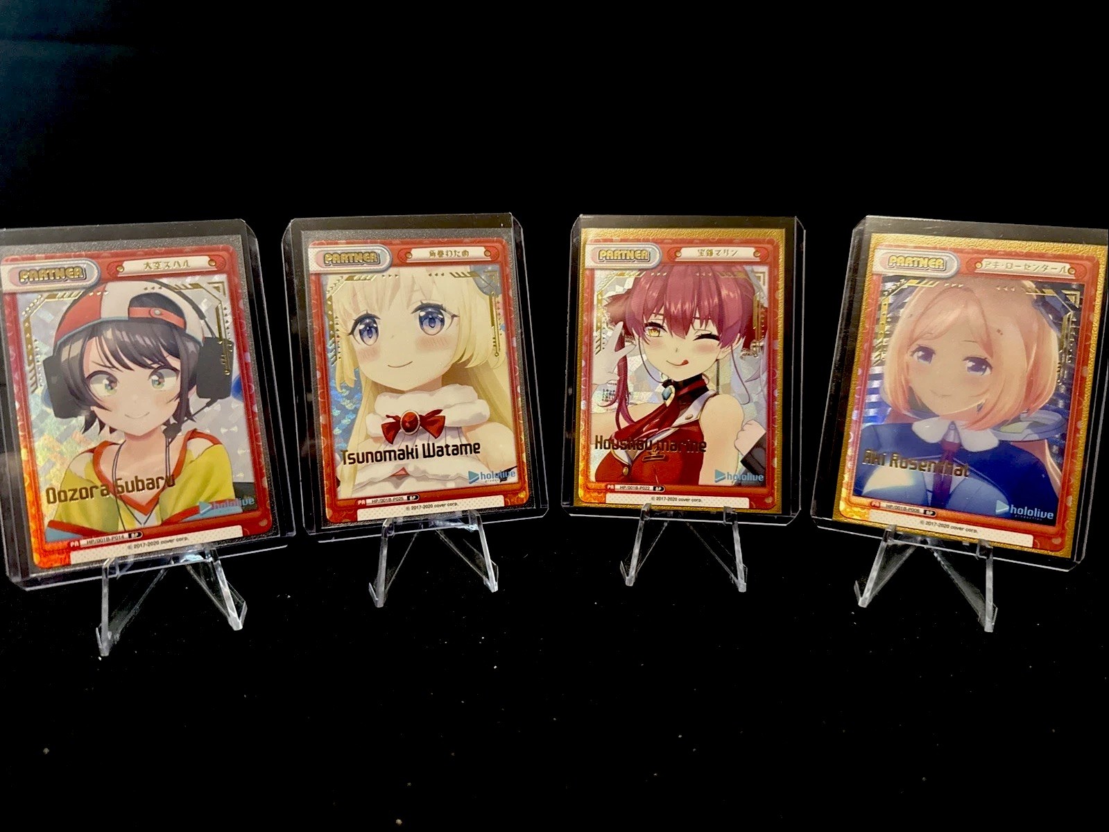 Hololive Holo Partner Card Lot RARE ReBirth For You Gold Stamped  LIMITED