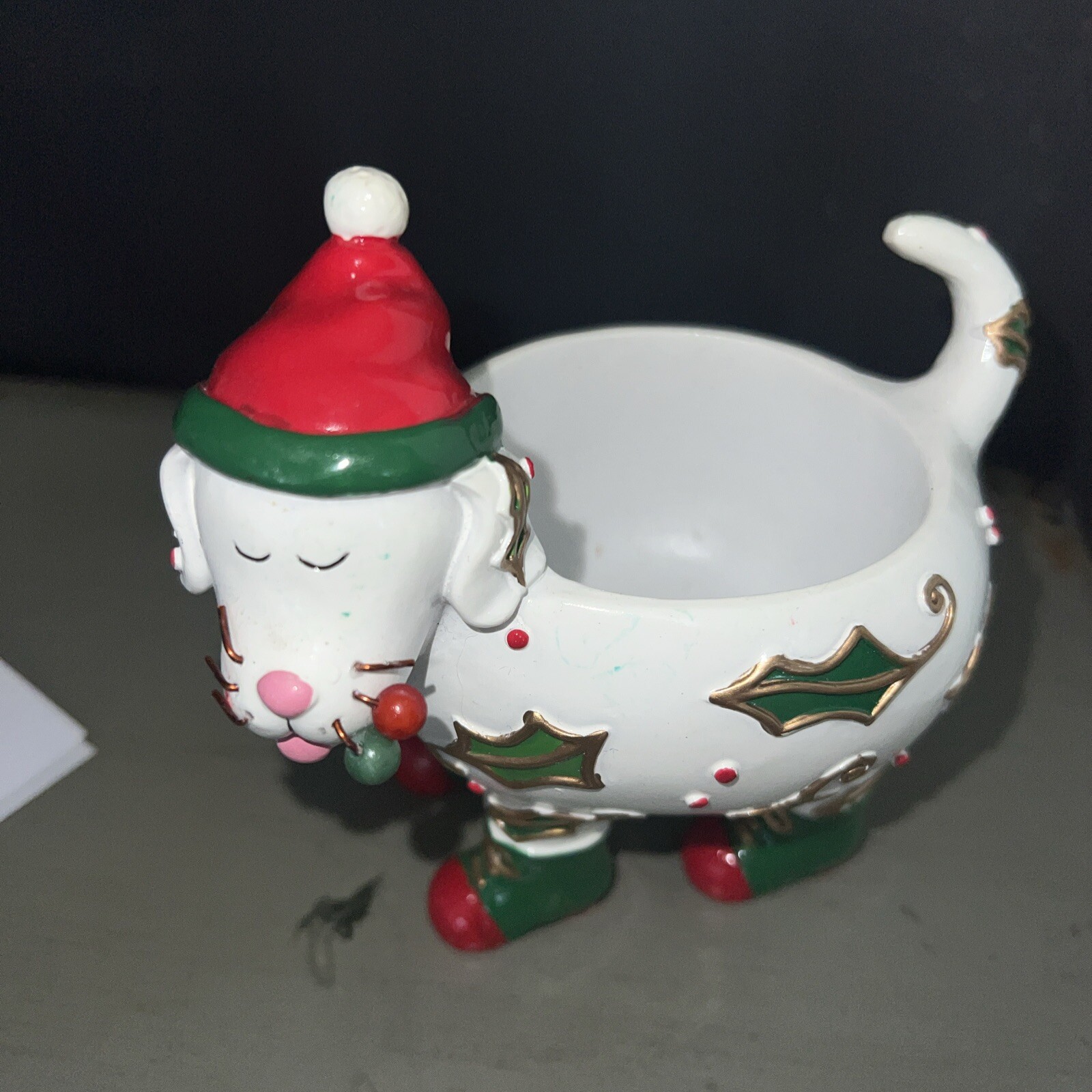 Ganz Whimsical White Dog  5