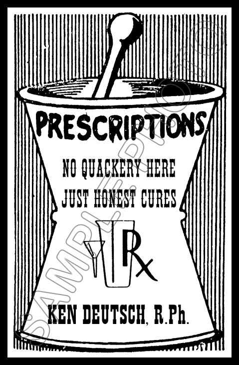 Personalized Pharmacist 11X17 Poster #1 -  Pharmacy