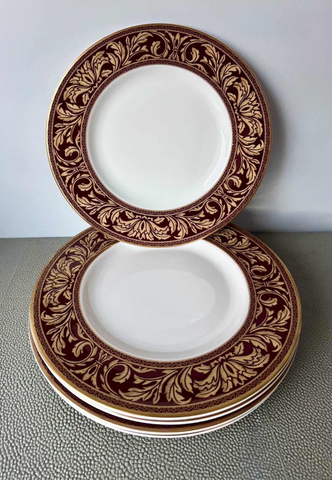 SET OF 4 ROYAL DOULTON TENNYSON SALAD PLATES-8\ SET OF 4 ROYAL DOULTON TENNYSON SALAD PLATES-8\