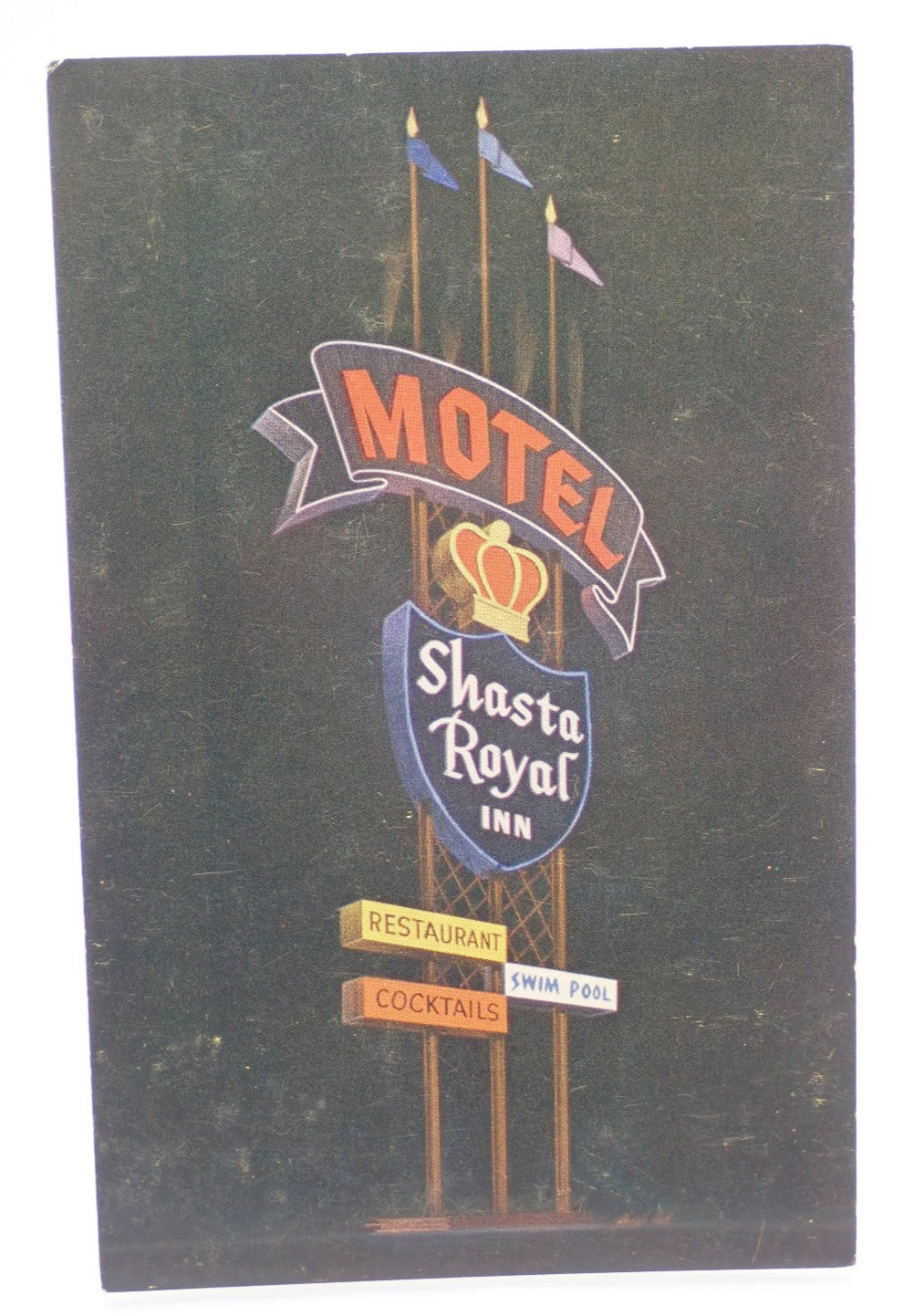 Shasta Royal Inn Motel Vintage Postcard Shasta Royal Inn Motel Vintage Postcard