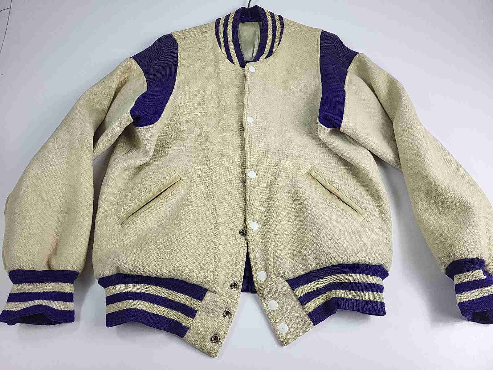 Vintage UW University Of Washington Lettermans - Mens Medium