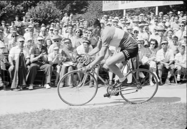 Tour de France 1951 22nd stage Aix les Bains Geneva Bobet Switzerland Old Photo