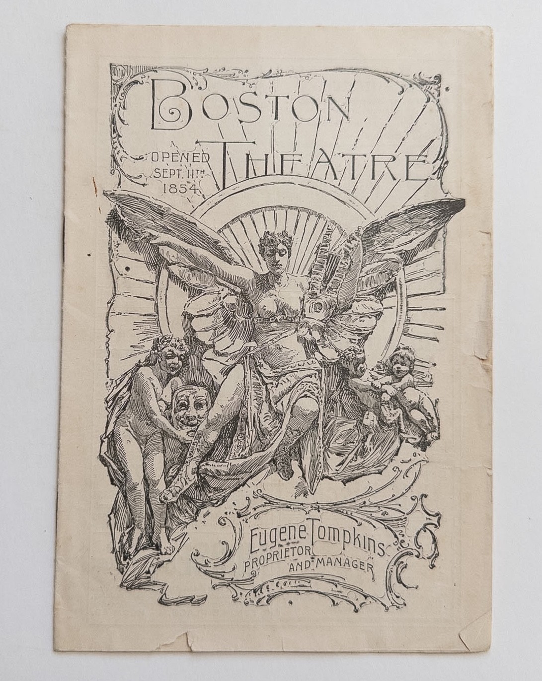 1897 Boston Theatre Program Joseph Jefferson Rip Van Winkle John Philip Sousa Ad
