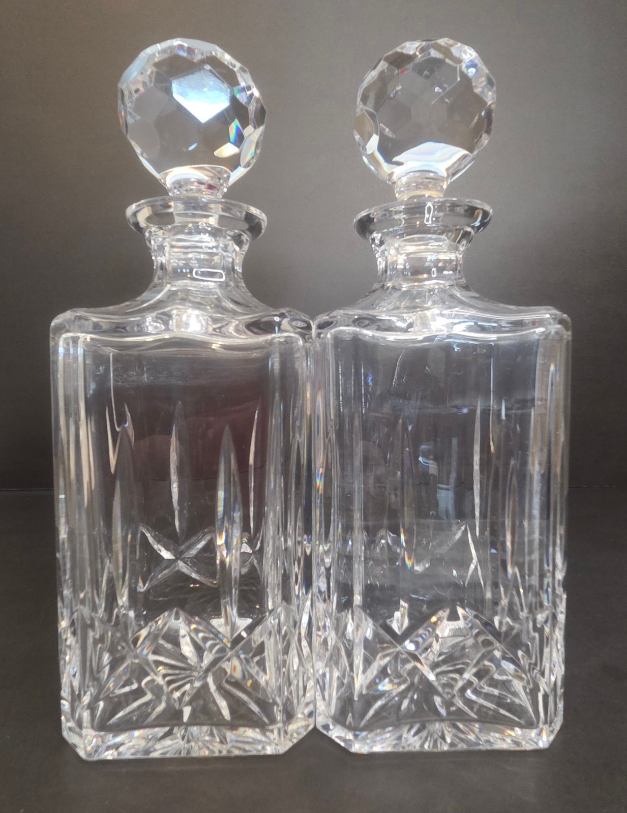 Atlantis Portugal Lead Crystal Miguel Decanters Square 10