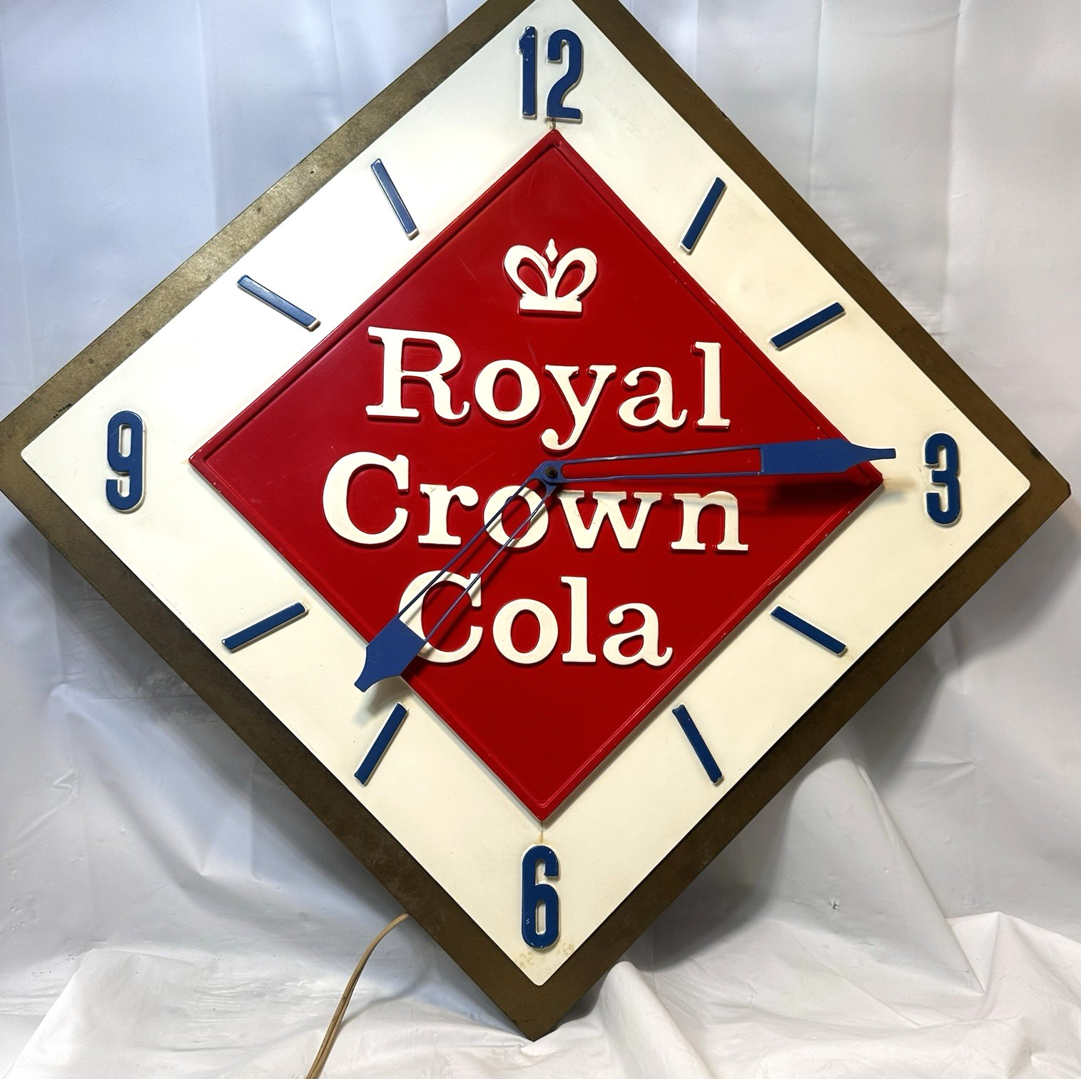Vintage Royal Crown Cola PAM Electric Advertising Wall Clock 19