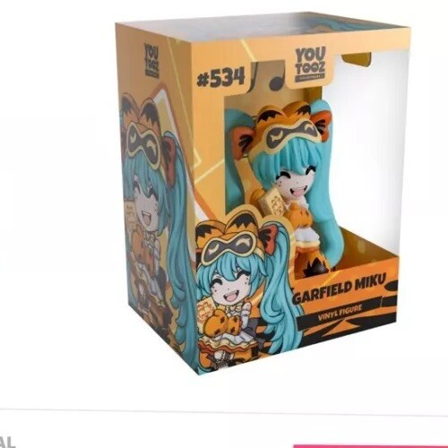Youtooz- Garfield Hatsune Miku Vinyl Figure *Sold Out*