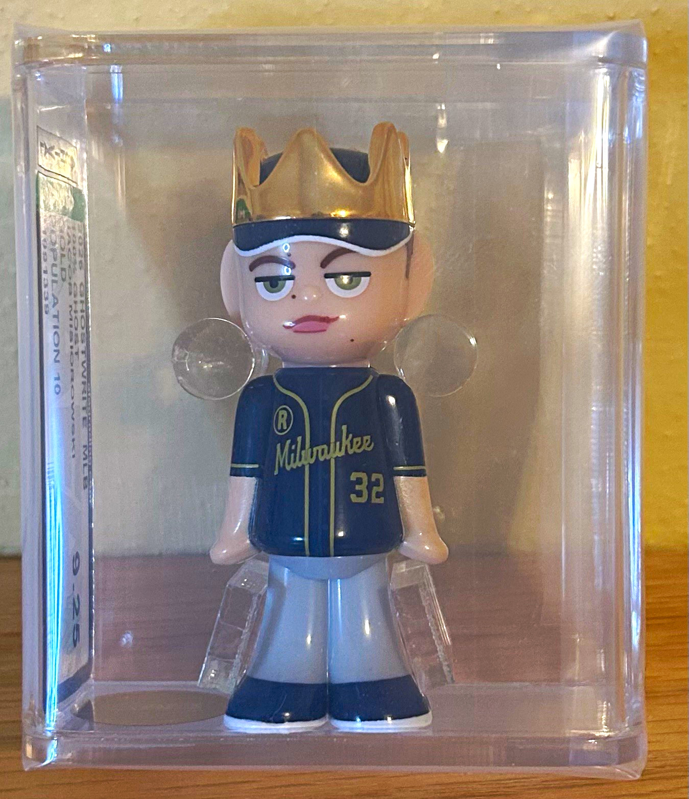 Ghostwrite MLB Jacob Misiorowski Brewers AFA Graded 9.25 Gold Crown /10